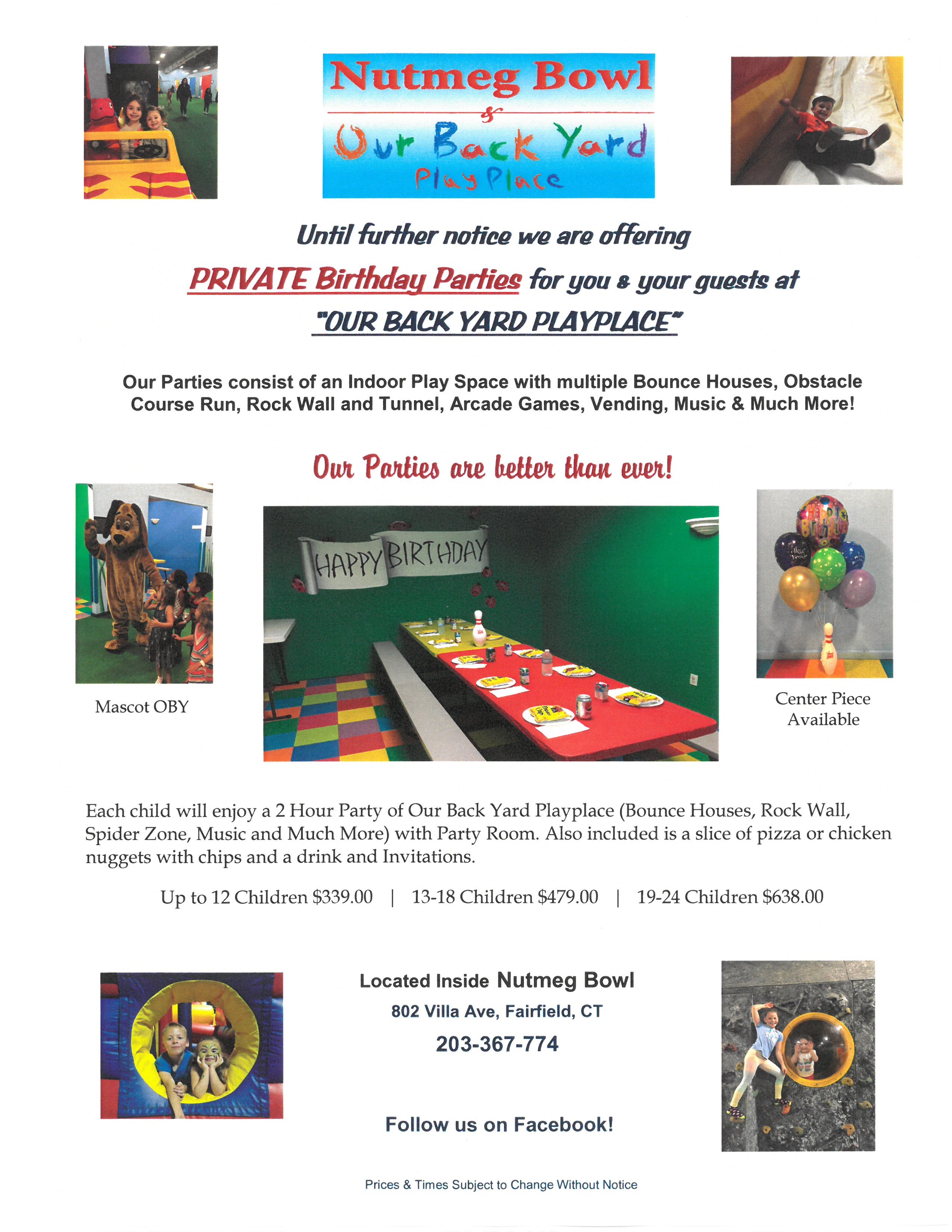 Nutmeg Bowling Center Parties Childern S Birthday Parties